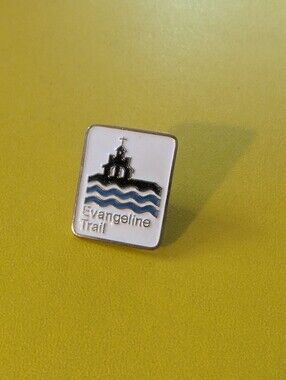 Evangeline Trail Road Sign Pin - Nova Scotia Tourism Enamel Pin